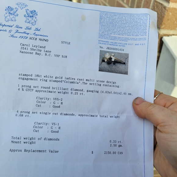 Vintage Wedding Ring Set - Picture 4 of 5